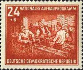 Timbre: Reconstruction nationale