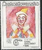 Timbre: Le clown  de Karel Svolinsky