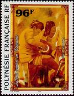 Timbre: Artiste peintre en polynesie