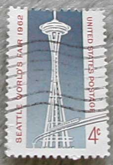 Timbre: Foire internationale de Seattle - Tour Seattle
