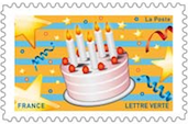 Timbre: Emoji 2018 (g&acirc;teau) 