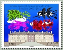 Timbre: Centre national du costume de sc&egrave;ne &agrave; Moulins