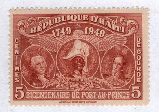 Timbre: Bicentenaire de Port-au Prince