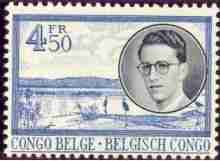Timbre: Voyage royal au Congo 