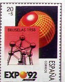 Timbre: Exposition universelle de S&eacute;ville 1992