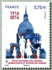 Timbre: Office National Anciens Combattants
