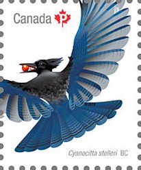 Timbre: Oiseaux du Canada adhesive