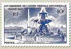 Timbre: Place de la Concorde.