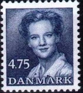 Timbre: La reine Margrethe II