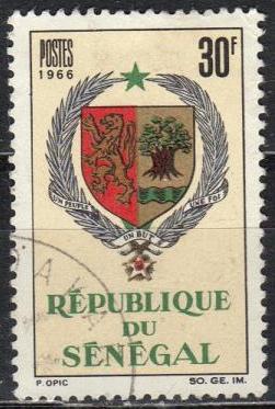 Timbre: Armoiries du S&eacute;n&eacute;gal