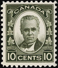 Timbre: Georges &Eacute;tienne Cartier