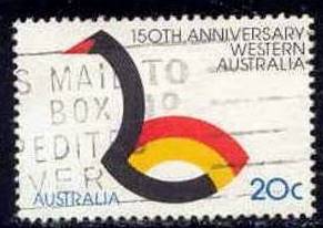 Timbre: Anniversaire Australie Occidentale