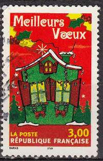 Timbre: Maison aux volets rouges