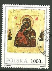 Timbre: Tableau de Wlaodzimierz:ic&ocirc;ne:m&eacute;re de Dieu