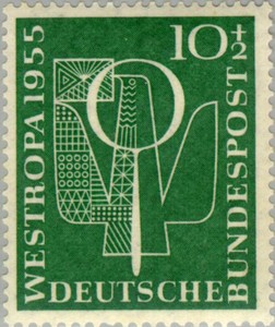 Timbre: Expo philatélique de Dusseldorf