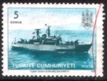 Timbre: Navire de guerre