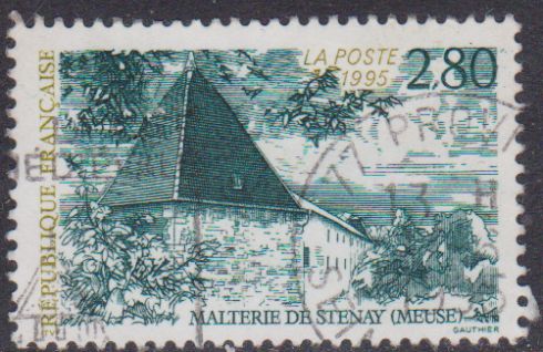 Timbre: La malterie de Stenay (Meuse)