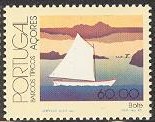 Timbre:  Bateau typique Bote des A&ccedil;ores