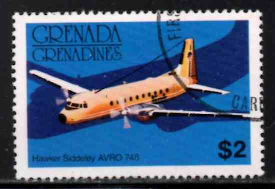 Timbre: 0169 Hawker Siddney Avro 748