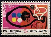 Timbre: Jeux de Barcelone  1992 