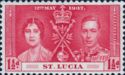 Timbre: Couronnement de George VI