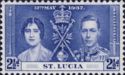 Timbre: Couronnement de George VI