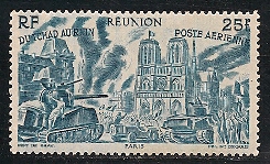 Timbre: Tchad au Rhin