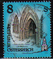 Timbre: Portail et baie du monast&egrave;re de Wilering