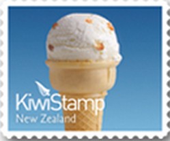 Timbre: KiwiStamp, glace hokey pokey