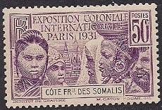 Timbre: Expo coloniale de Paris