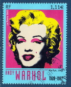 Timbre: Andy Warhol (1928-1987) OR