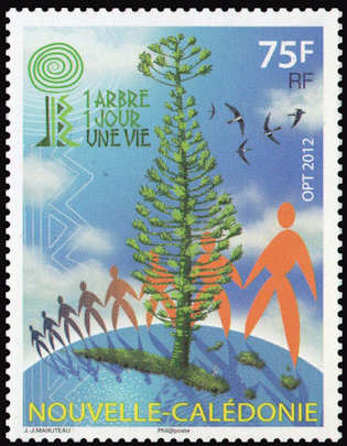Timbre: Un arbre, un jour, une vie