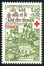 Timbre: Le rat des villes et des champs i