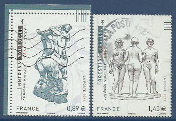 Timbre: (S&eacute;rie de 2 timbres).