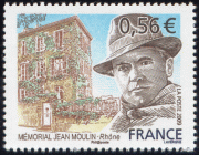Timbre: M&eacute;morial Jean Moulin.