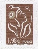 Timbre: Marianne de Lamouche ADHESIF