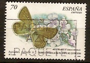 Timbre: Papillon Azur&eacute; des Soldanelles