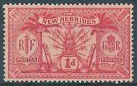 Timbre: Serie Idole indigene monnaie anglaise