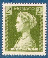 Timbre: Princesse Grace.