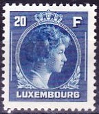 Timbre: Grande-duchesse Charlotte