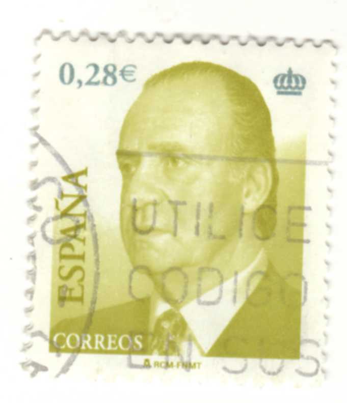 Timbre: Roi Juan Carlos 1er