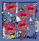 Timbre: Saint Valentin - Coeurs Lanvin