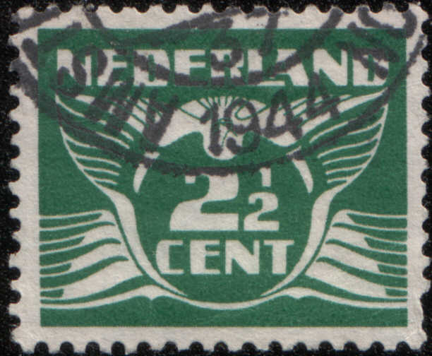 Timbre: Oiseau sur chiffre