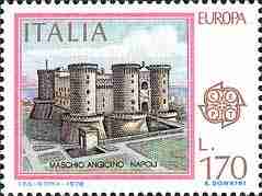 Timbre: Europa : Maschio Angioino - Napoli