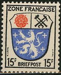 Timbre: Armoiries de Sarre