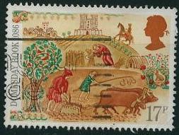 Timbre: Vie médiévale - Domesday book