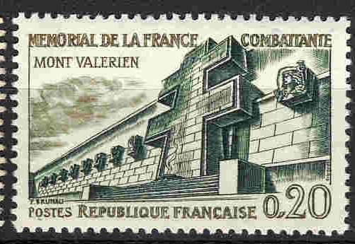 Timbre: Hauts Lieus de la Resistance Mont Valerien