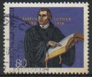 Timbre: 500e anniversaire de la naissance de Martin Luther