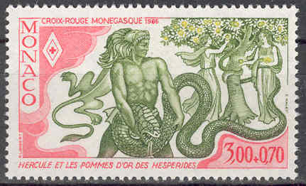 Timbre: Croix Rouge mon&eacute;gasque