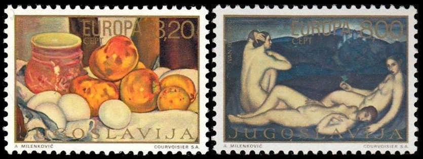 Timbre: Europa. Tableaux.